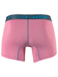 Xtremen 91271 Men's Underwear Sleek Microfiber Boxer Briefs Color Pink