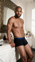 Xtremen 91272 Men's Underwear Sleek Microfiber Trunks Color Black