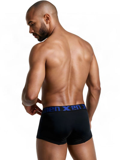 Xtremen 91272 Men's Underwear Sleek Microfiber Trunks Color Black