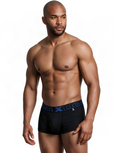 Xtremen 91272 Men's Underwear Sleek Microfiber Trunks Color Black