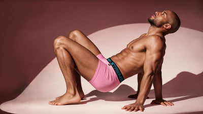 Xtremen 91272 Men's Underwear Sleek Microfiber Trunks Color Pink