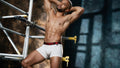 Xtremen 91272 Men's Underwear Sleek Microfiber Trunks Color White