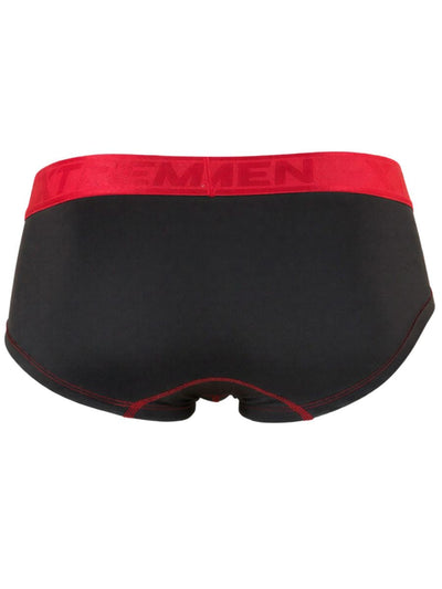 Xtremen 91273 Men's Underwear Sleek Athletic Microfiber Briefs Color Black