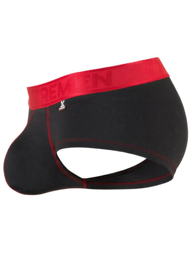 Xtremen 91273 Men's Underwear Sleek Athletic Microfiber Briefs Color Black