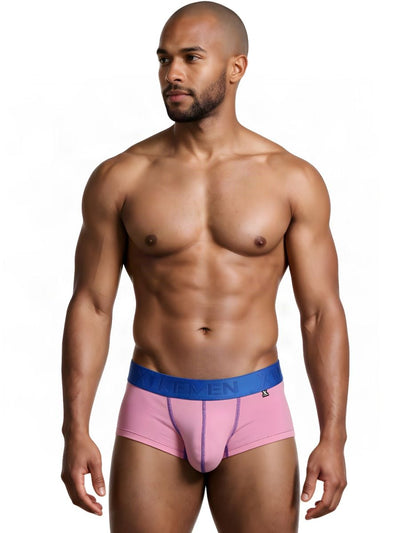 Xtremen 91273 Men's Underwear Sleek Athletic Microfiber Briefs Color Pink