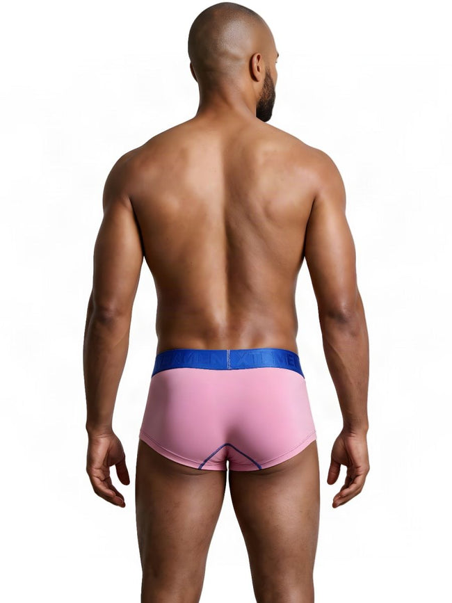 Xtremen 91273 Men's Underwear Sleek Athletic Microfiber Briefs Color Pink
