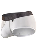 Xtremen 91273 Men's Underwear Sleek Athletic Microfiber Briefs Color White