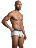 Xtremen 91273 Men's Underwear Sleek Athletic Microfiber Briefs Color White
