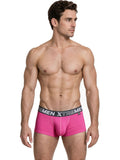 Xtremen 91274 Men's Underwear Microfiber Trunks for Daily Support Color Fuchsia