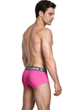 Xtremen 91274 Men's Underwear Microfiber Trunks for Daily Support Color Fuchsia