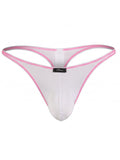 Xtremen 91275 Men's Underwear Sleek Microfiber Thongs Color White
