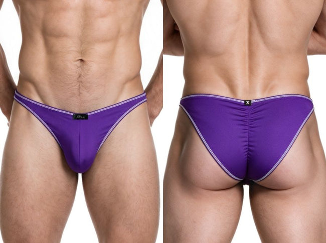 Xtremen 91276 Men's Underwear Sleek Microfiber Bikini Color Purple