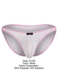 Xtremen 91276 Men's Underwear Sleek Microfiber Bikini Color White
