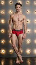 Xtremen 91280 Men's Underwear Sleek Microfiber Briefs Color Red