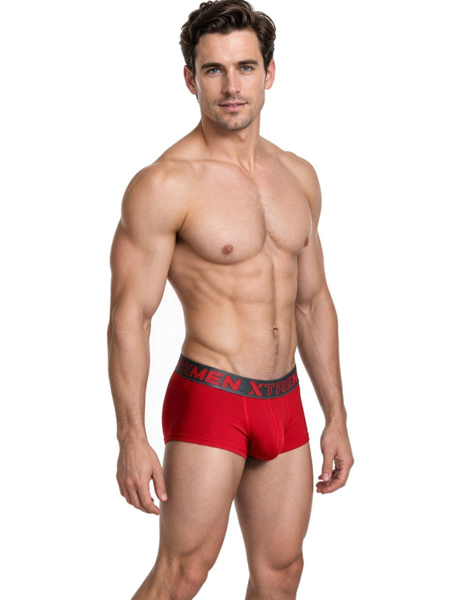 Xtremen 91280 Men's Underwear Sleek Microfiber Briefs Color Red