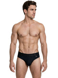Xtremen 91281 Men's Underwear Sleek Microfiber Thongs Color Black