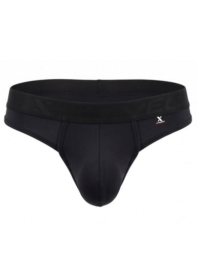 Xtremen 91281 Men's Underwear Sleek Microfiber Thongs Color Black