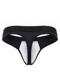 Xtremen 91281 Men's Underwear Sleek Microfiber Thongs Color Black
