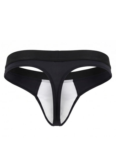 Xtremen 91281 Men's Underwear Sleek Microfiber Thongs Color Black
