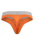 Xtremen 91281 Men's Underwear Sleek Microfiber Thongs Color Orange