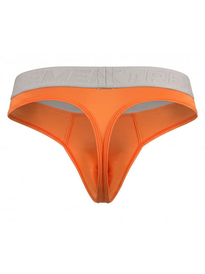 Xtremen 91281 Men's Underwear Sleek Microfiber Thongs Color Orange