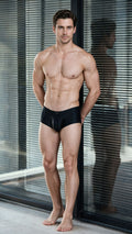 Xtremen 91282 Men's Underwear Sleek Microfiber Briefs Color Black