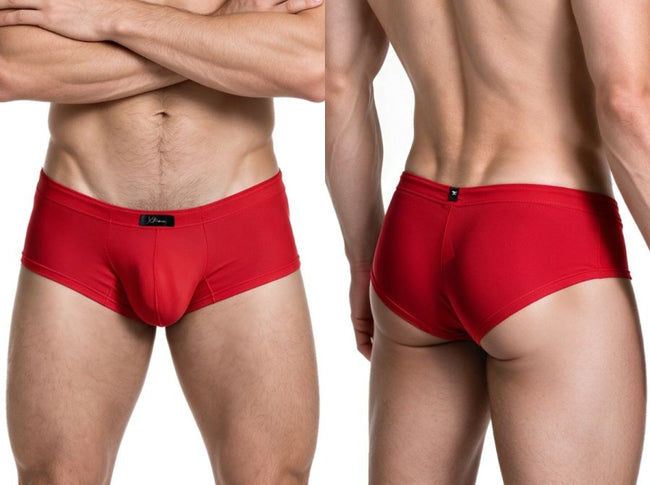 Xtremen 91282 Men's Underwear Sleek Microfiber Briefs Color Red
