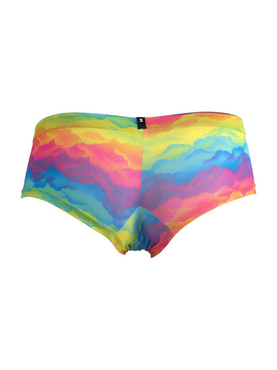 Xtremen 91283 Rainbow Printed Microfiber Briefs Color Cloud