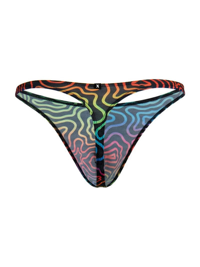 Xtremen 91284 Printed Microfiber Thongs Color Labyrinth