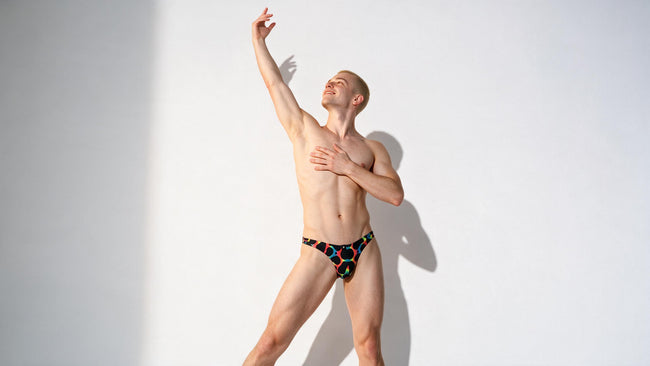 Xtremen 91284 Printed Microfiber Thongs Color Mushroom