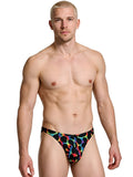 Xtremen 91284 Printed Microfiber Thongs Color Mushroom