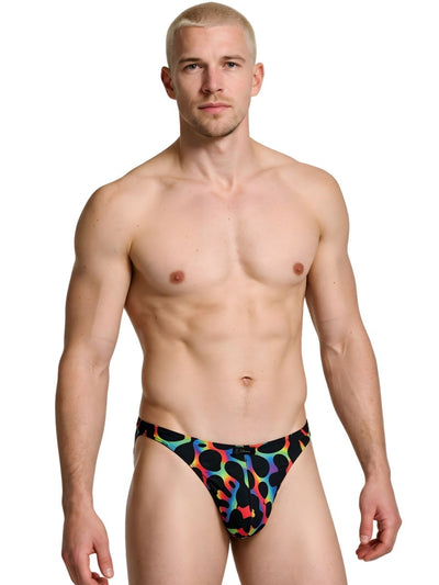 Xtremen 91284 Printed Microfiber Thongs Color Mushroom