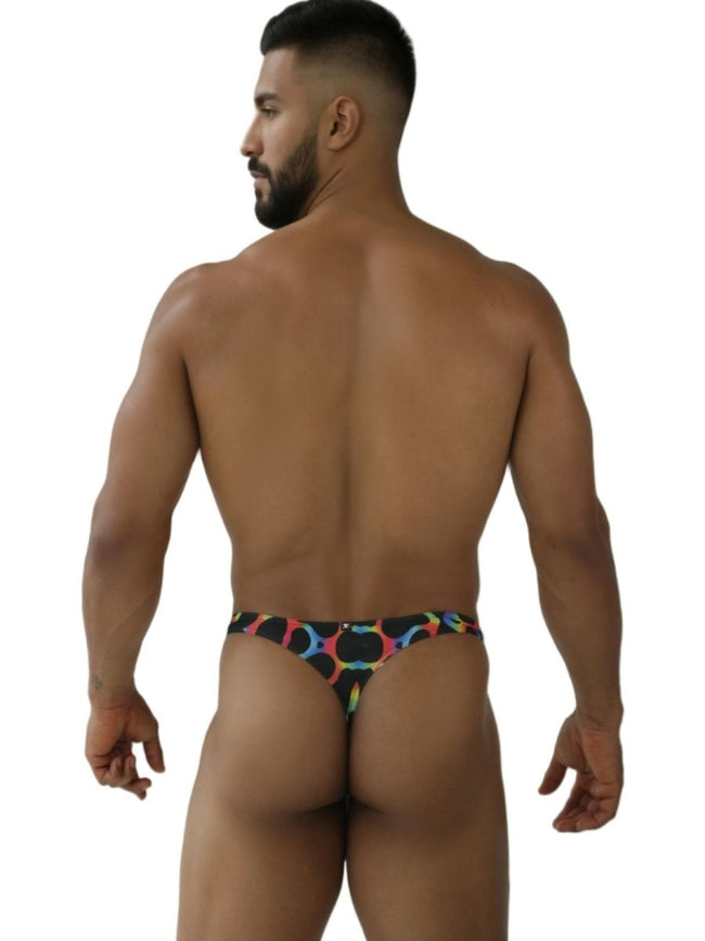 Xtremen 91284 Printed Microfiber Thongs Color Mushroom