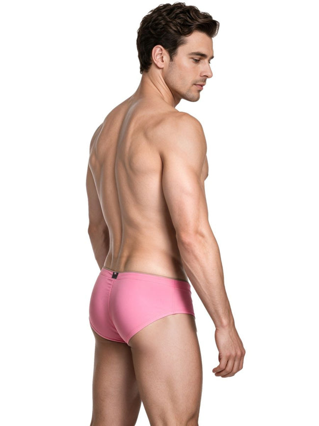 Xtremen 91285 Men's Underwear Sleek Microfiber Briefs Color Pink