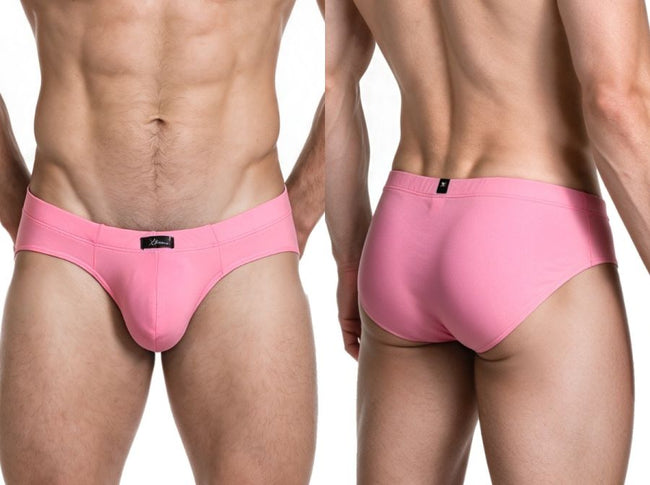 Xtremen 91286 Men's Underwear Sleek Microfiber Briefs Color Pink