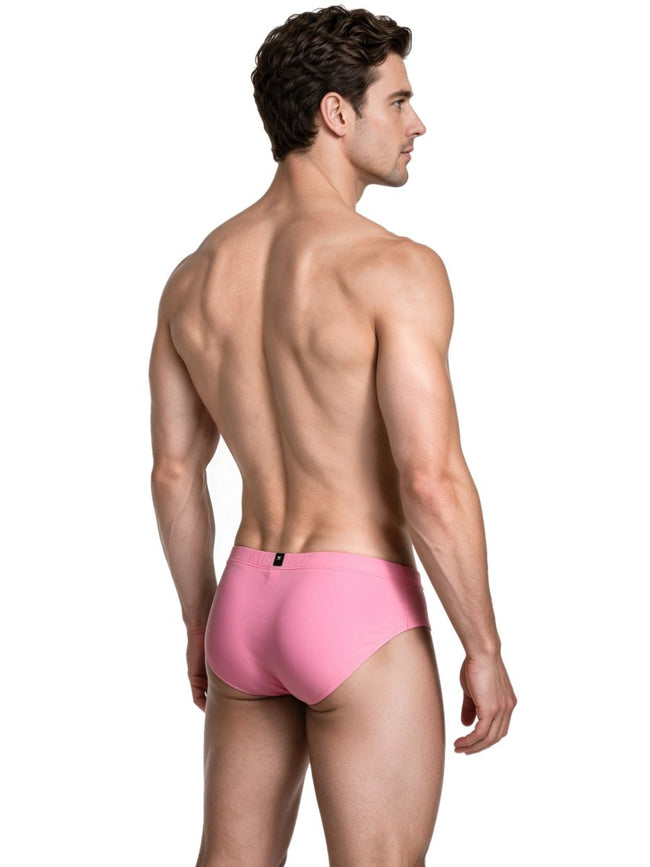 Xtremen 91286 Men's Underwear Sleek Microfiber Briefs Color Pink