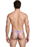 Xtremen 91287 Men's Underwear Microfiber Thongs Sleek Minimalist Style Color Lilac