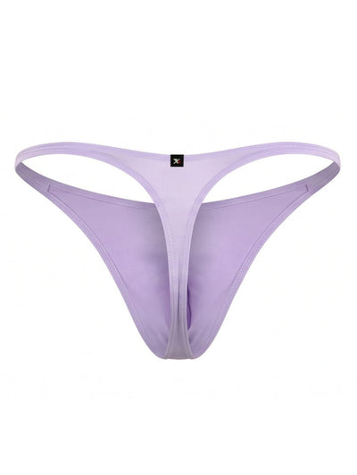 Xtremen 91287 Men's Underwear Microfiber Thongs Sleek Minimalist Style Color Lilac