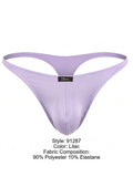 Xtremen 91287 Men's Underwear Microfiber Thongs Sleek Minimalist Style Color Lilac