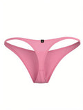 Xtremen 91287 Men's Underwear Microfiber Thongs Sleek Minimalist Style Color Pink