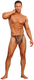 Male Power 329030 Animal Tarzan Thong Color Brown
