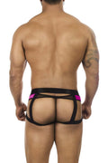 BiteWear BW2023108 Tuxedo Banana Jockstrap Color Fuchsia