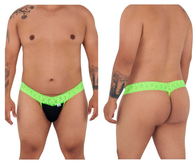 CandyMan 99370X Thongs Color Hot Green