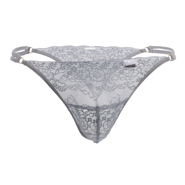 CandyMan 99421X Lace G-String Thongs Color Gray