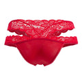 CandyMan 99487 Lace Double Bikini Color Red