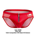 CandyMan 99500 Zipper-Mesh Bikini Color Red