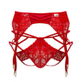CandyMan 99550X Lace Garter-Jockstrap Outfit Color Red