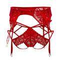 CandyMan 99550 Lace Garter-Jockstrap Outfit Color Red