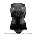 CandyMan 99557X Mesh-Lace Bodysuit Color Black