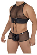 CandyMan 99590 Mesh Top-Trunks Outfit Color Black